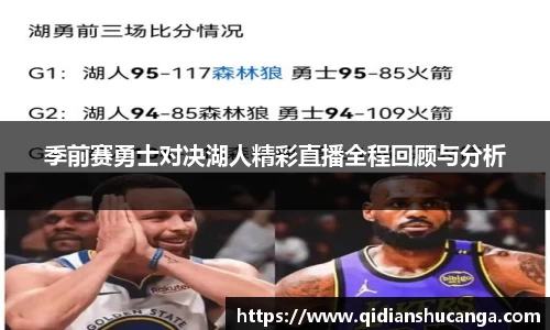 季前赛勇士对决湖人精彩直播全程回顾与分析